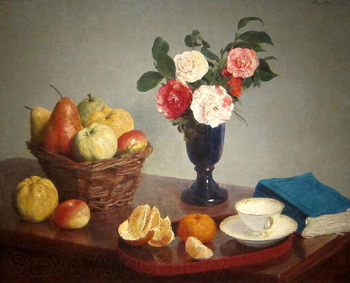 Henri Fantin-Latour Still Life Norge oil painting art